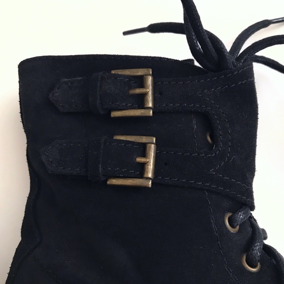 NWOT Seychelles Suede & Leather Cap Toe Gorgeous Boots - Picture 6 of 8